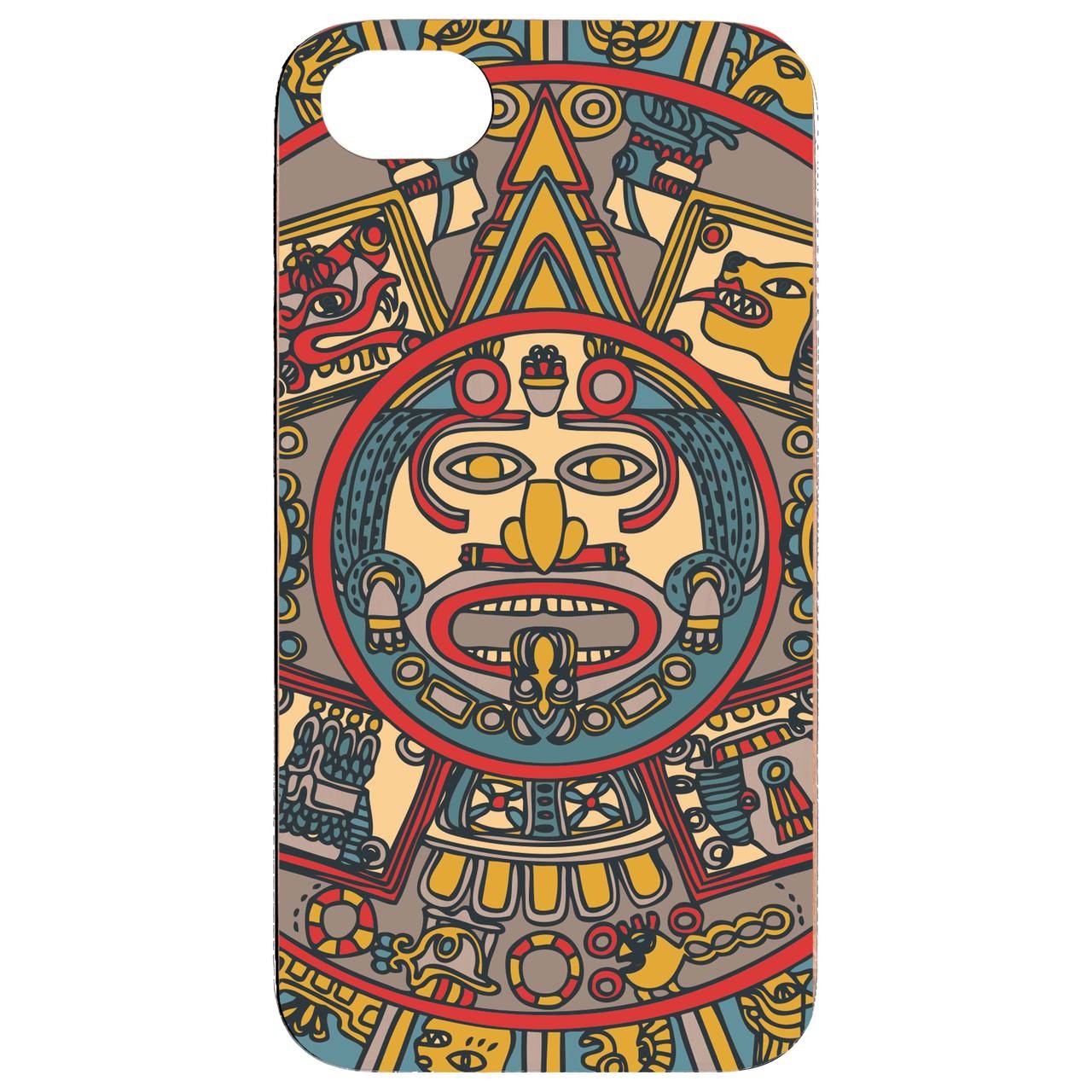  Mayan Calendar - UV Color Printed - Wooden Phone Case - IPhone 13 Models
