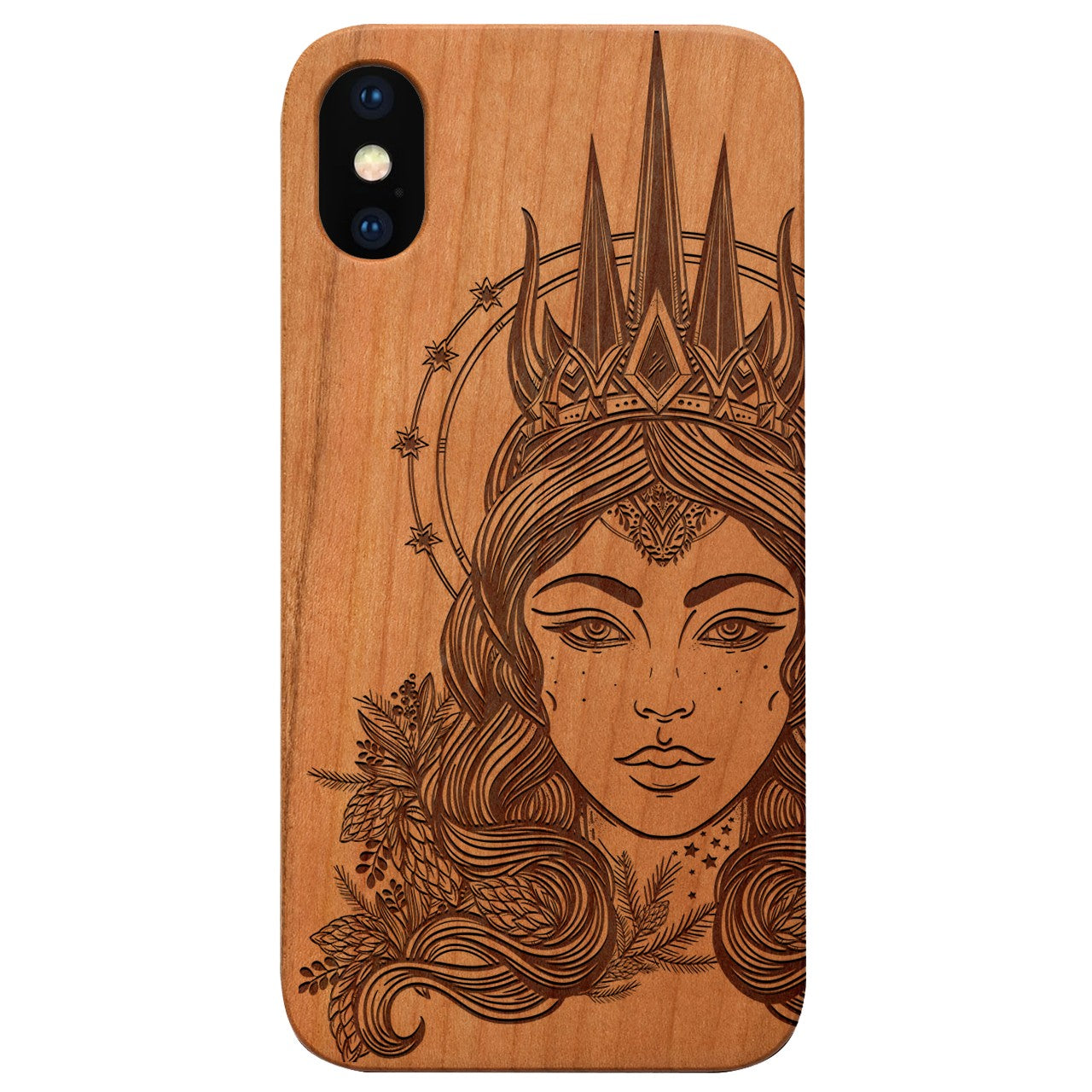  Northern Queen - Engraved - Wooden Phone Case - IPhone 13 Models