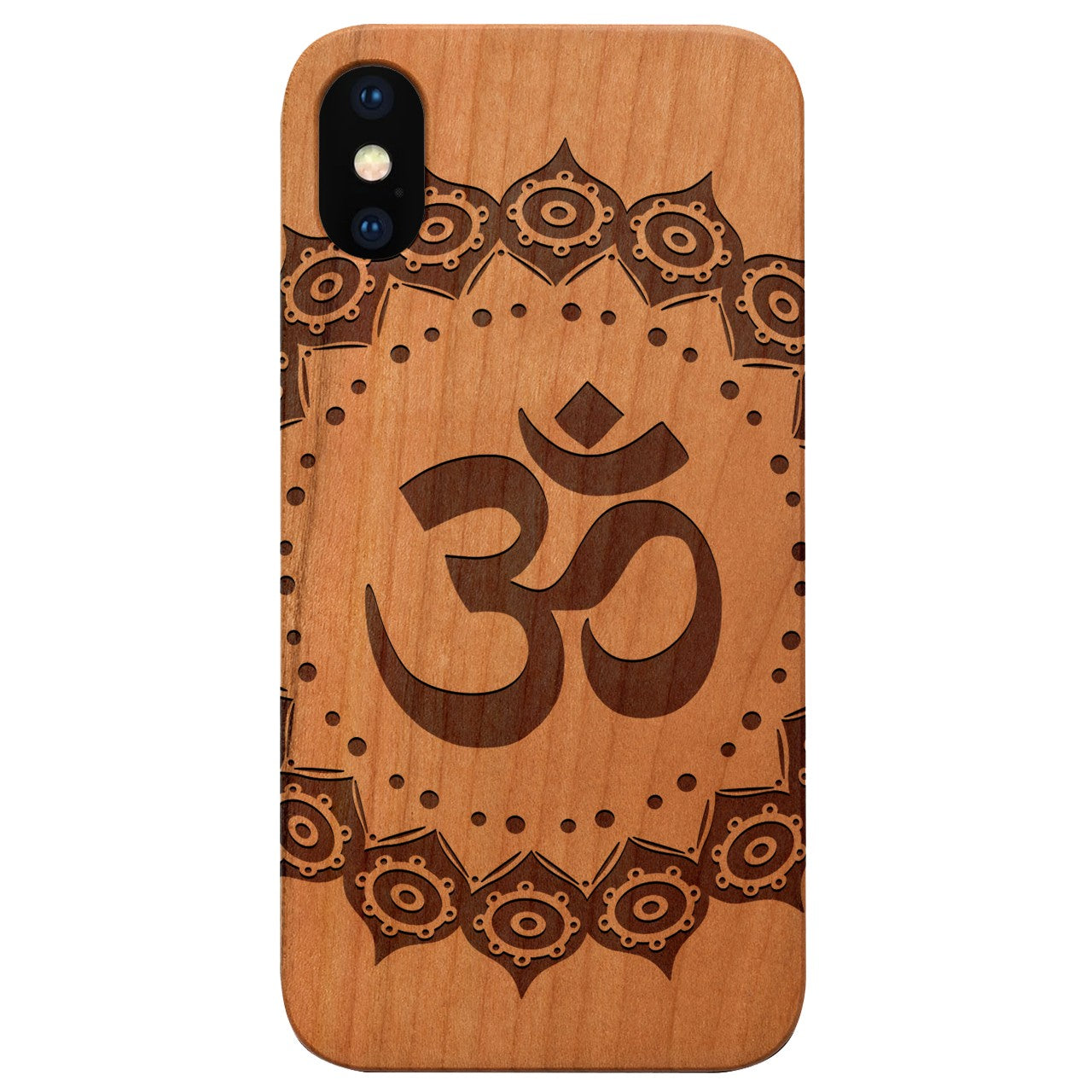  Om Mandala - Engraved - Wooden Phone Case - IPhone 13 Models