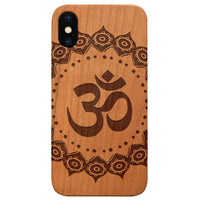  Om Mandala - Engraved - Wooden Phone Case - IPhone 13 Models