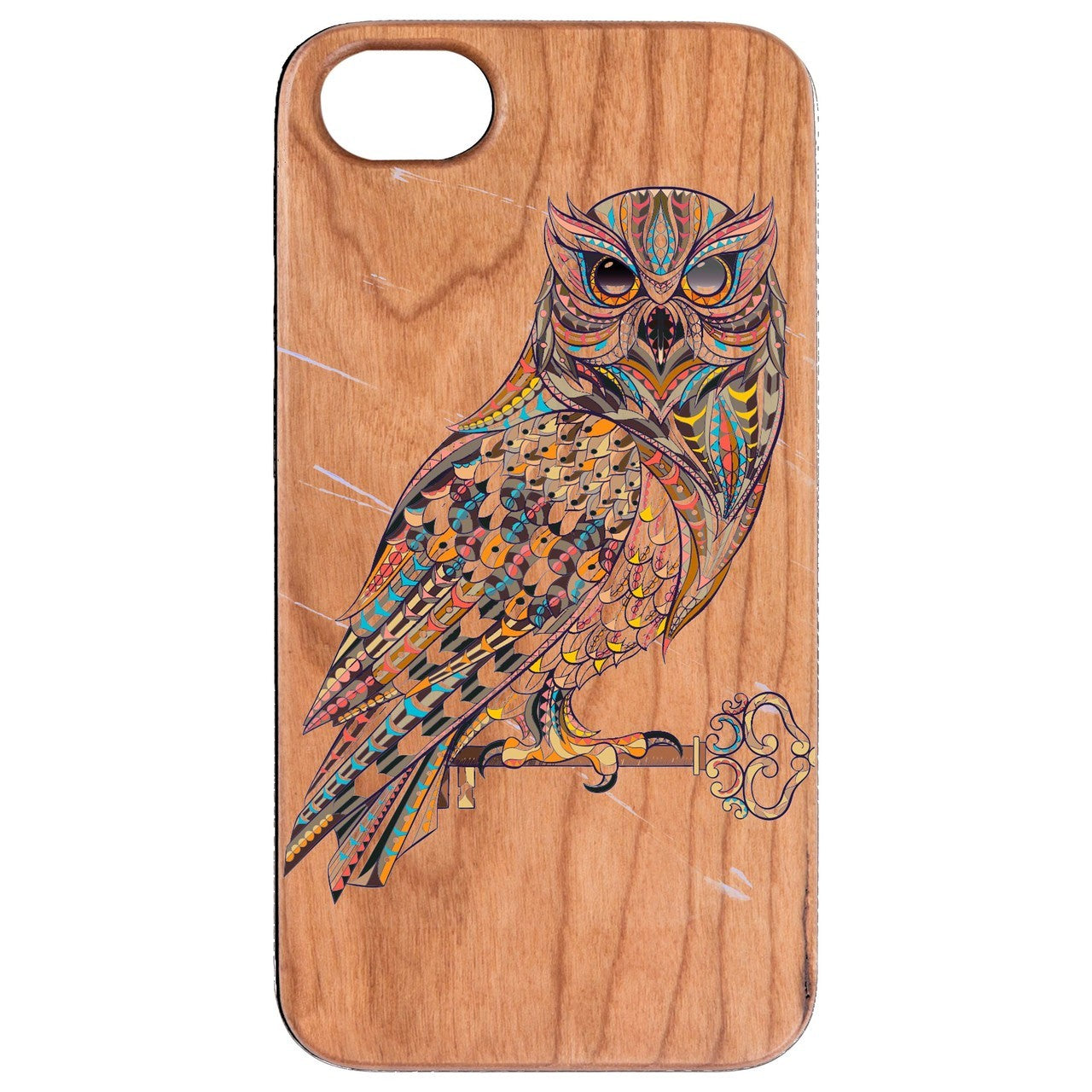  Owl - UV Color Printed - Wooden Phone Case - IPhone 13 Models