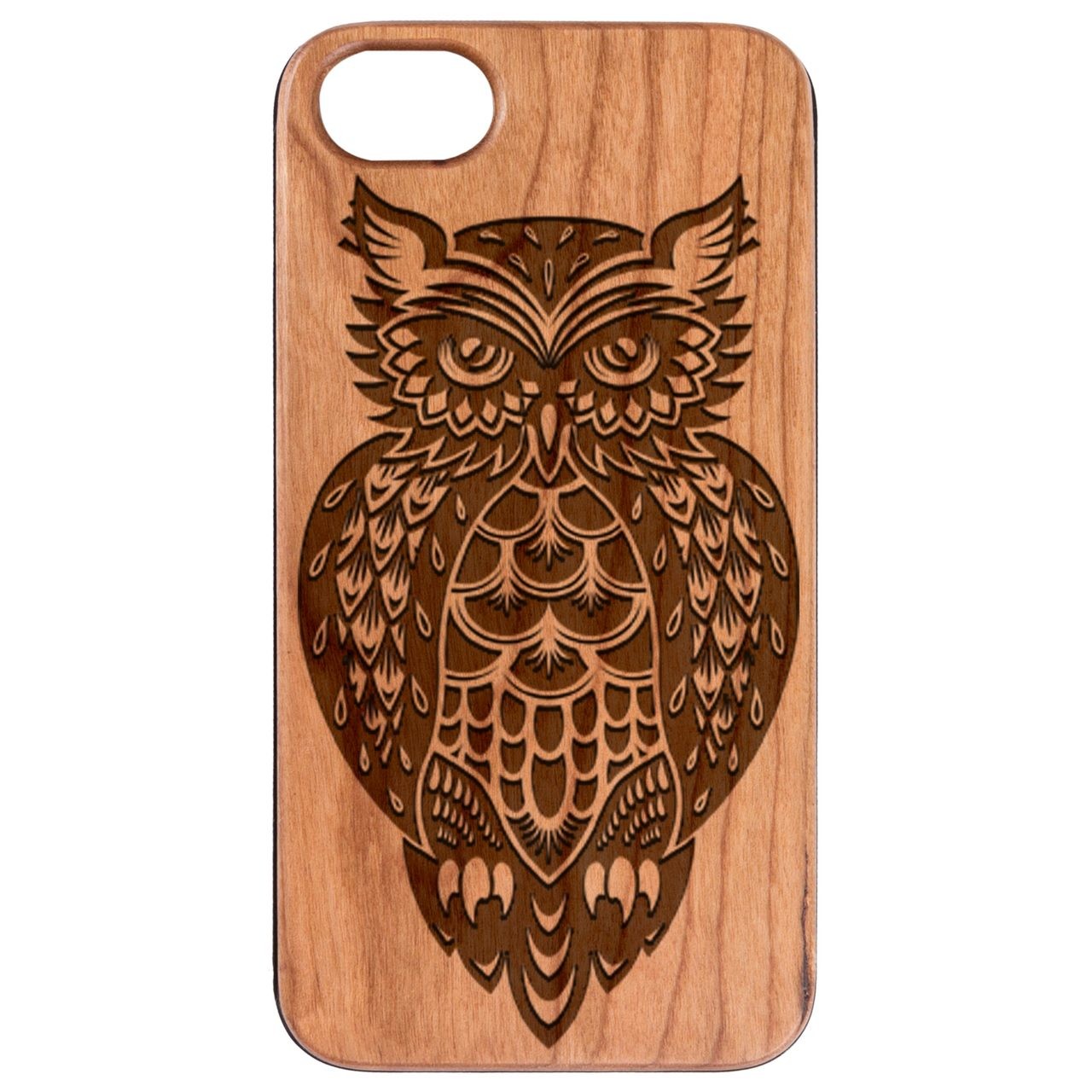  Owl 3 - Engraved - Wooden Phone Case - IPhone 13 Models