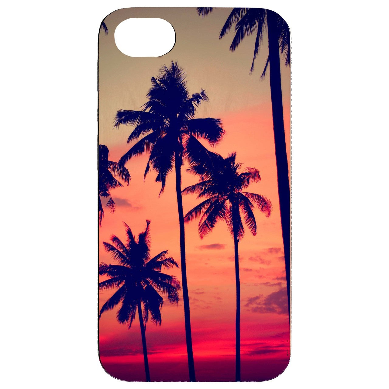  Palm Trees - UV Color Printed - Wooden Phone Case - IPhone 13 Models