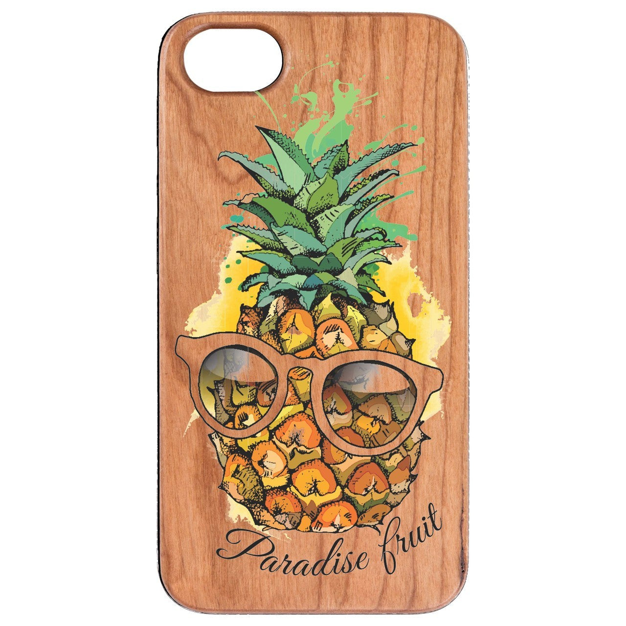  Paradise Fruit - UV Color Printed - Wooden Phone Case - IPhone 13 Models
