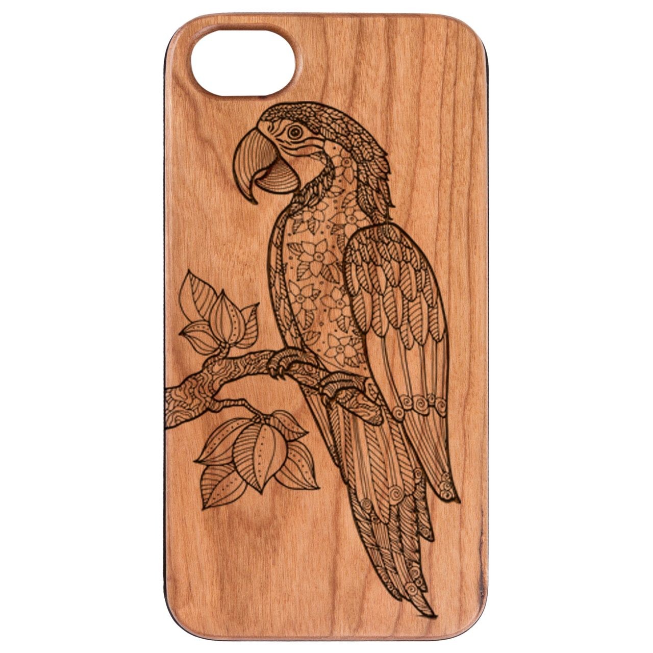  Parrot - Engraved - Wooden Phone Case - IPhone 13 Models