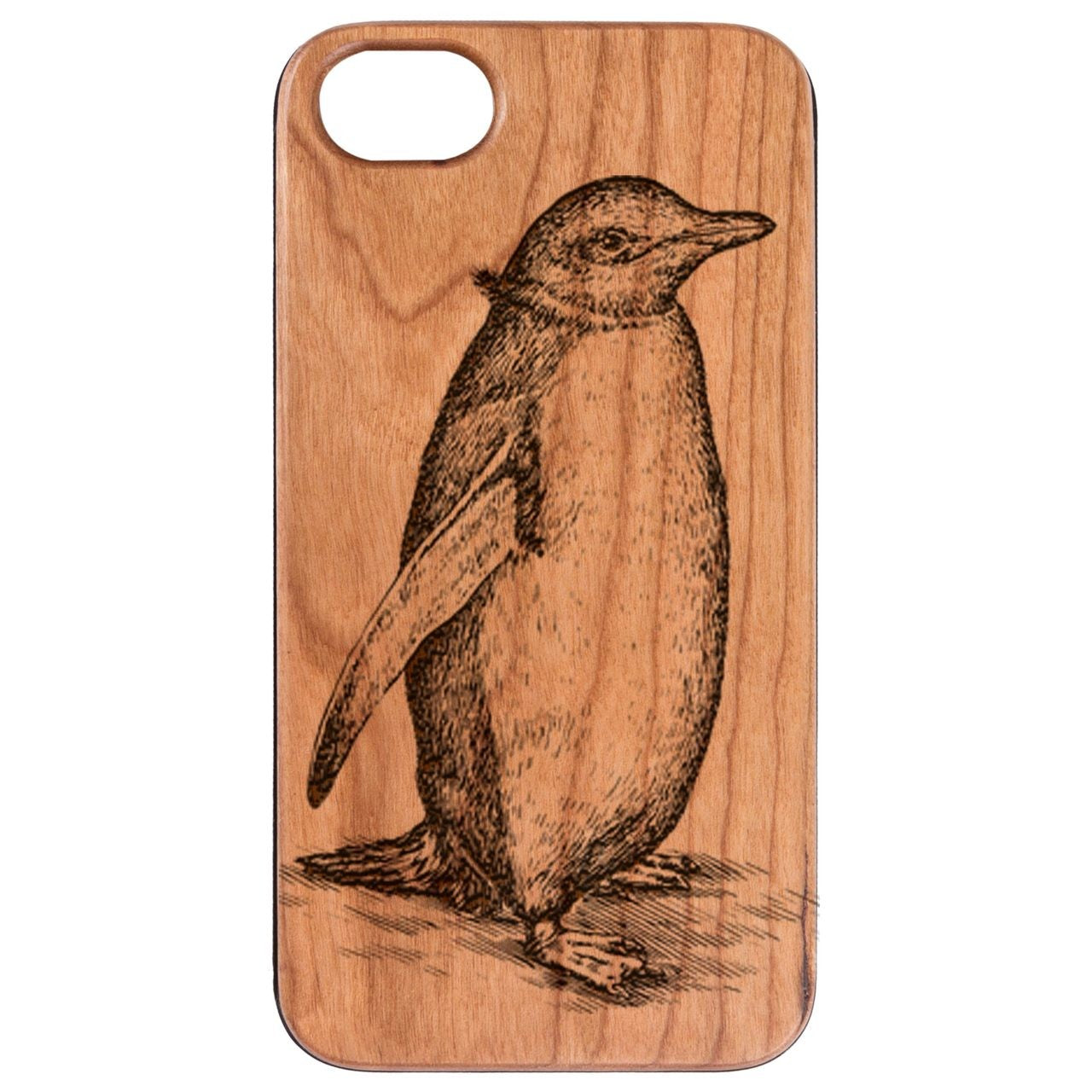  Penguin - Engraved - Wooden Phone Case - IPhone 13 Models