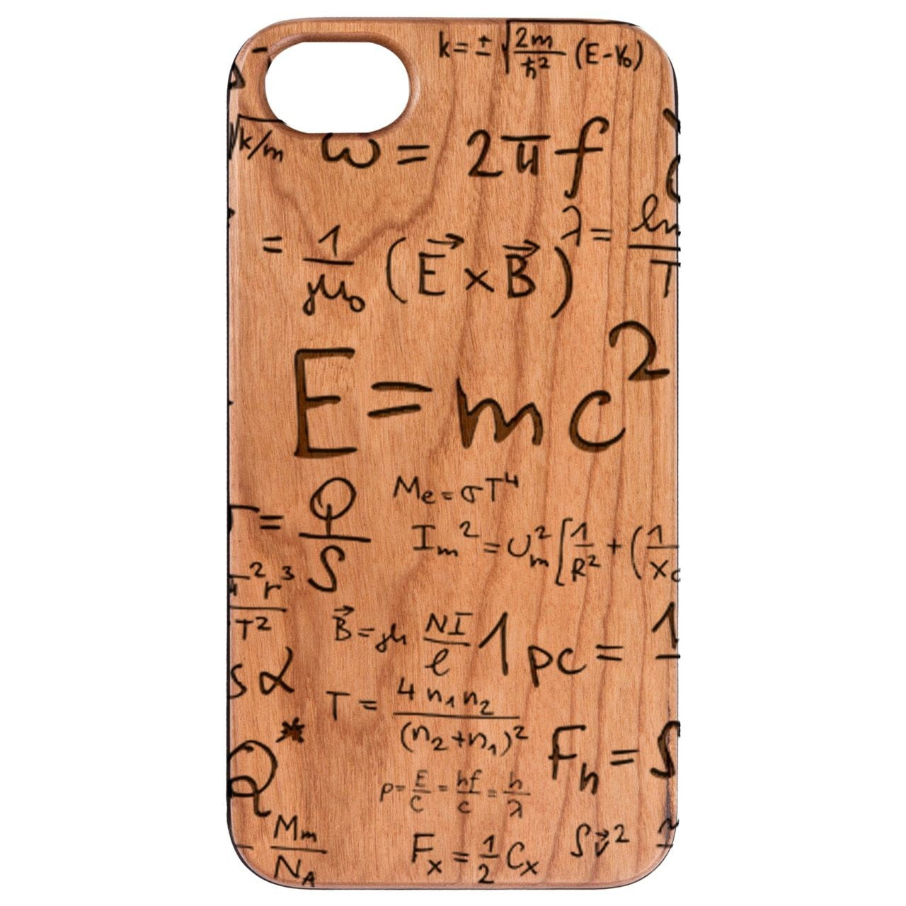  Physical Equations - Engraved - Wooden Phone Case - IPhone 13 Models