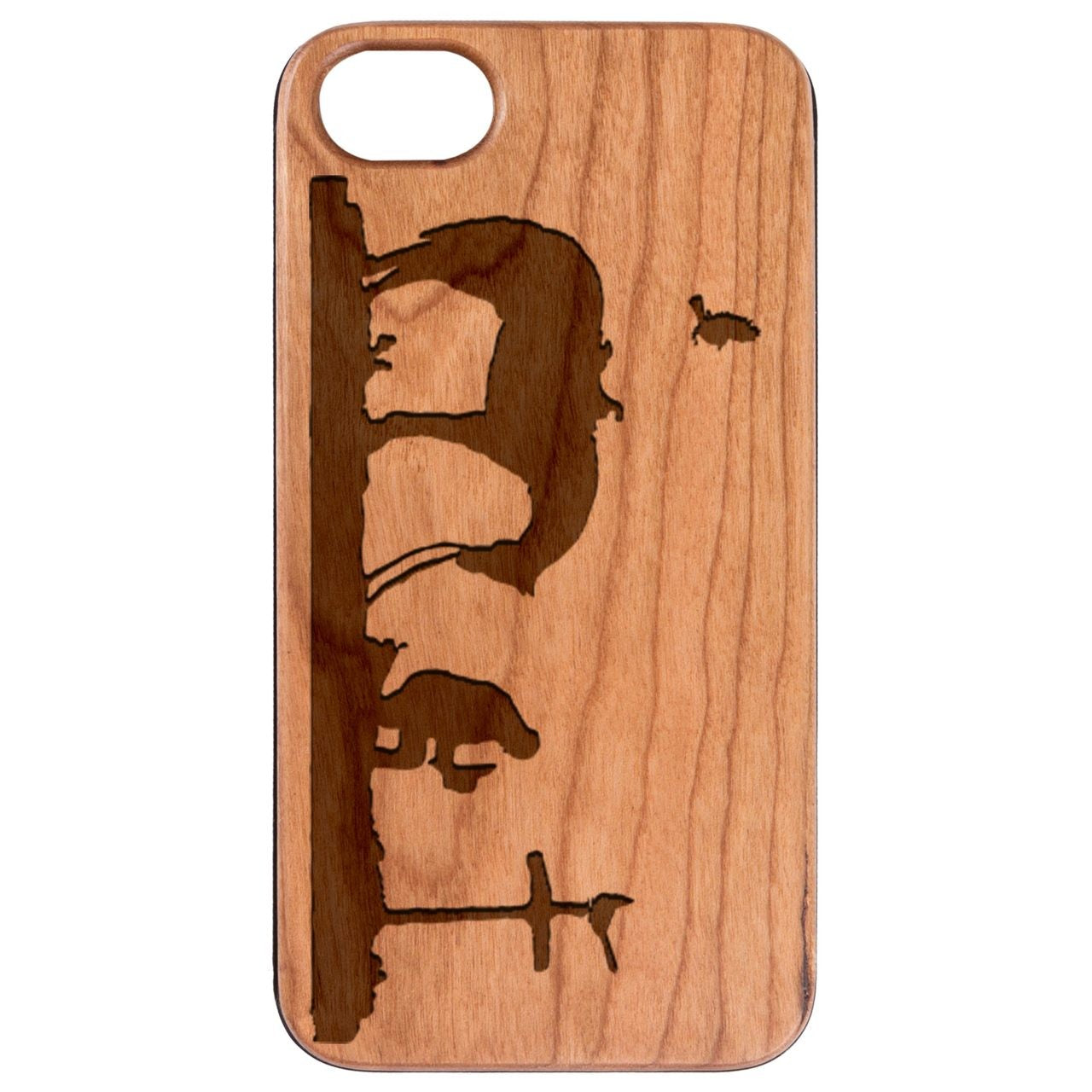  Praying Cowboy - Engraved - Wooden Phone Case - IPhone 13 Models