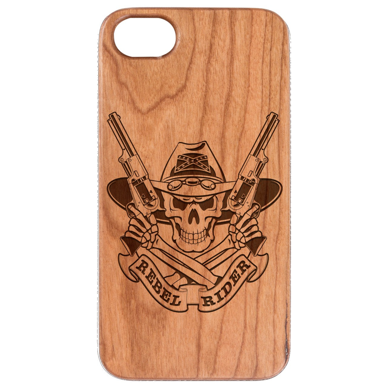  Rebel Rider - Engraved - Wooden Phone Case - IPhone 13 Models
