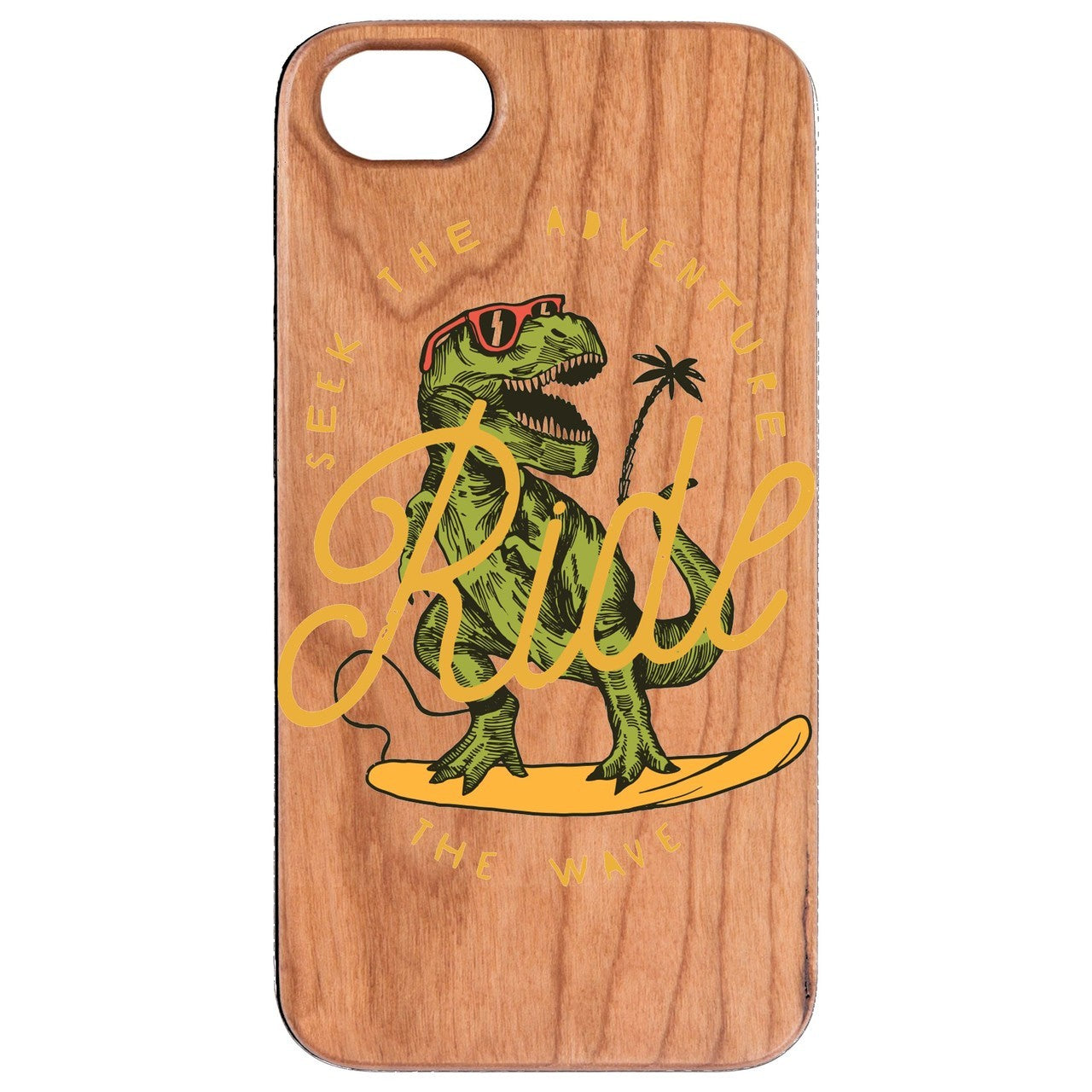  Ride The Wave - UV Color Printed - Wooden Phone Case - IPhone 13 Models