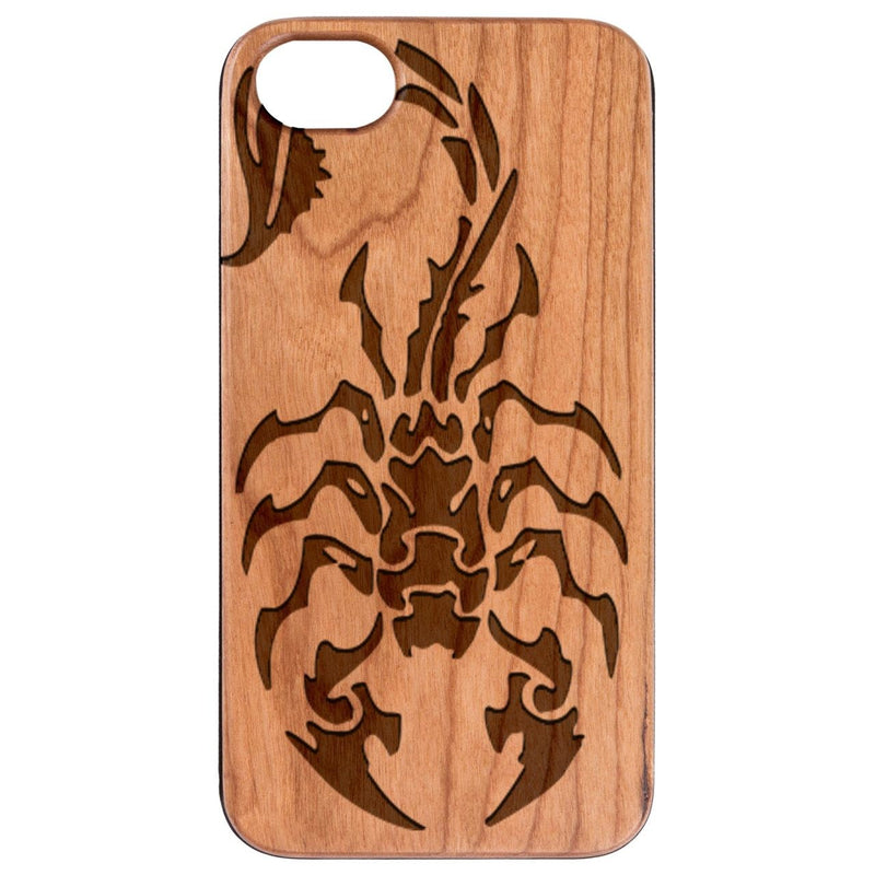  Scorpion - Engraved - Wooden Phone Case - IPhone 13 Models