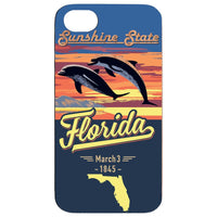  State Florida - UV Color Printed - Wooden Phone Case - IPhone 13 Models