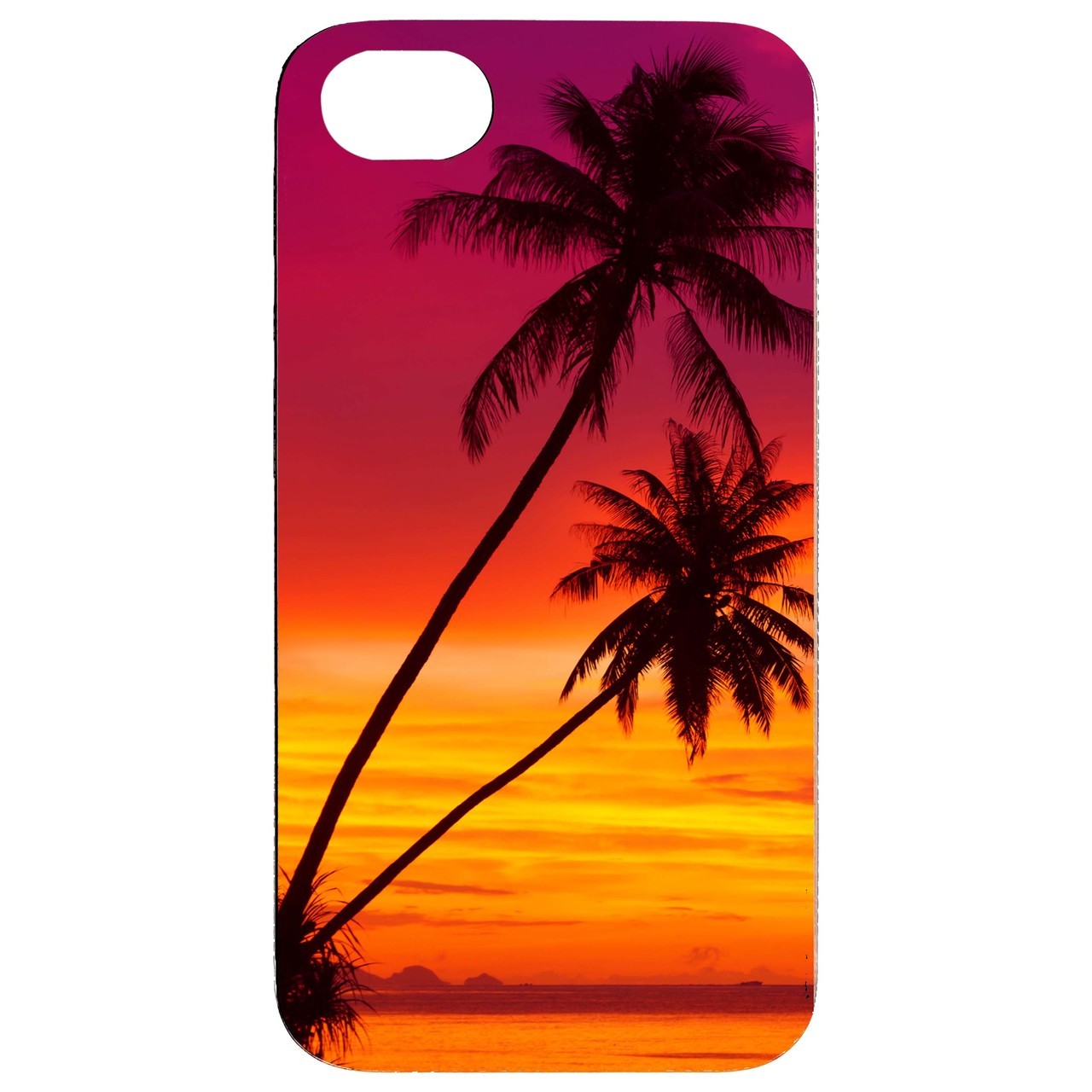  Sunset - UV Color Printed - Wooden Phone Case - IPhone 13 Models