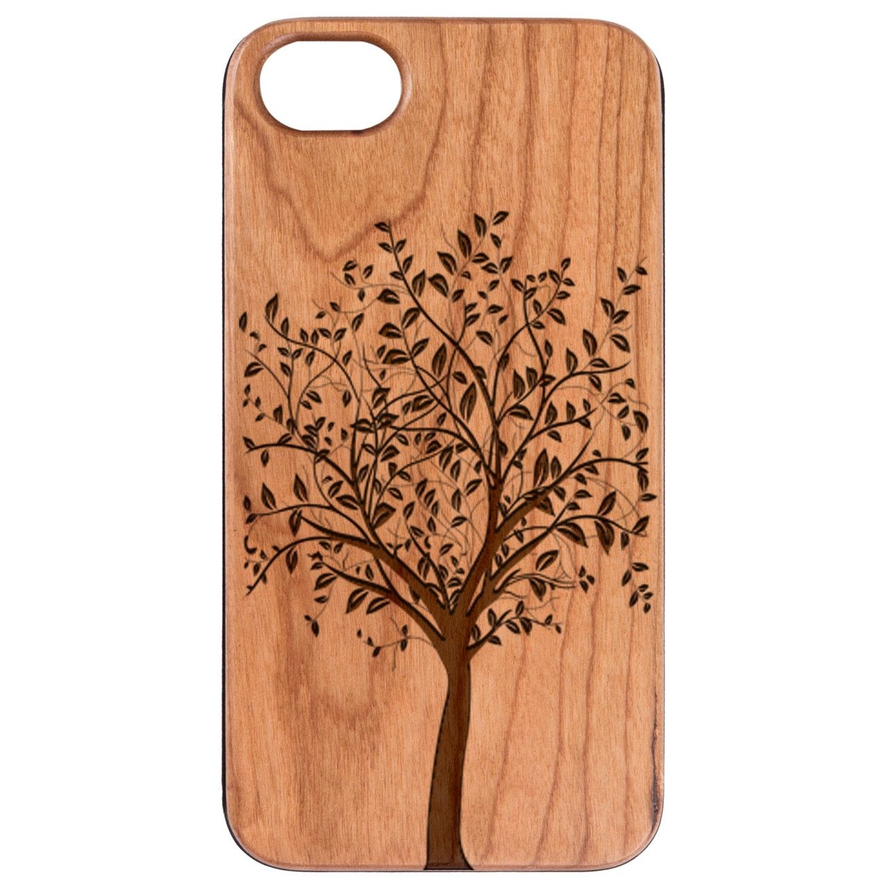  Tree 1 - Engraved - Wooden Phone Case - IPhone 13 Models