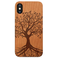  Tree 2 - Engraved - Wooden Phone Case - IPhone 13 Models