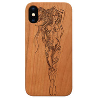 Tribal Girl - Engraved - Wooden Phone Case - IPhone 13 Models