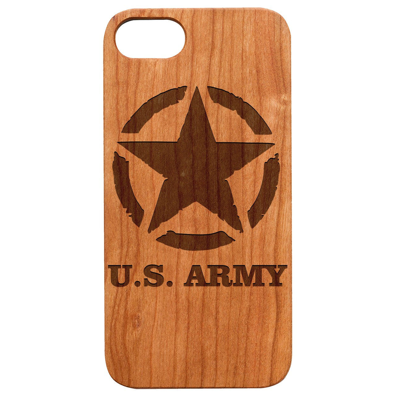  U.S. Army - Engraved - Wooden Phone Case - IPhone 13 Models