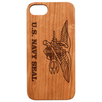  U.S. Navy Seal - Engraved - Wooden Phone Case - IPhone 13 Models