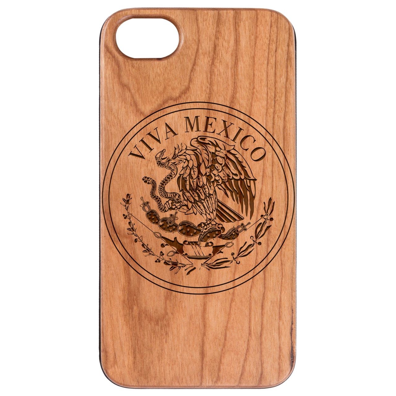  Viva Mexico - Engraved - Wooden Phone Case - IPhone 13 Models